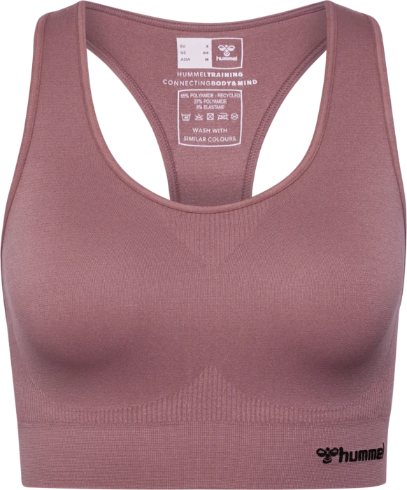 hummel Seamless Sports Top Funktionsshirt ärmellos rose taupe (Damen)
