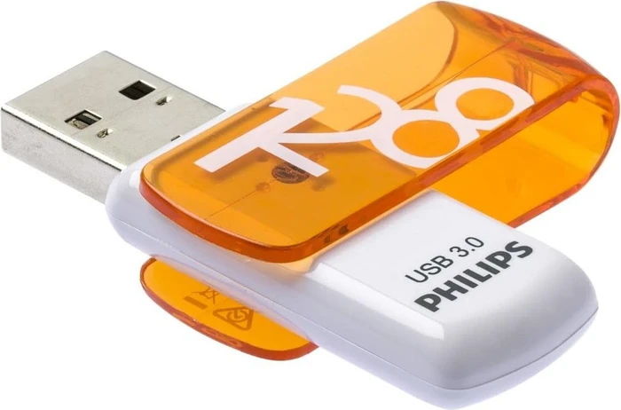 Philips Vivid 128GB orange, USB-A, USB 3.2 Gen 1×1, 2er-Pack