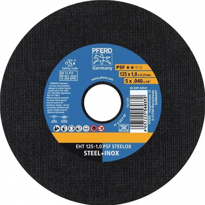 Pferd EHT 115-1.0 PSF STEELOX Trennscheibe, 115x1x22.23mm, 25 Stück