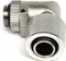 Aquatuning 90° Schlauchanschluss, G1/4" auf 13/10mm, vernickelt Vorschaubild