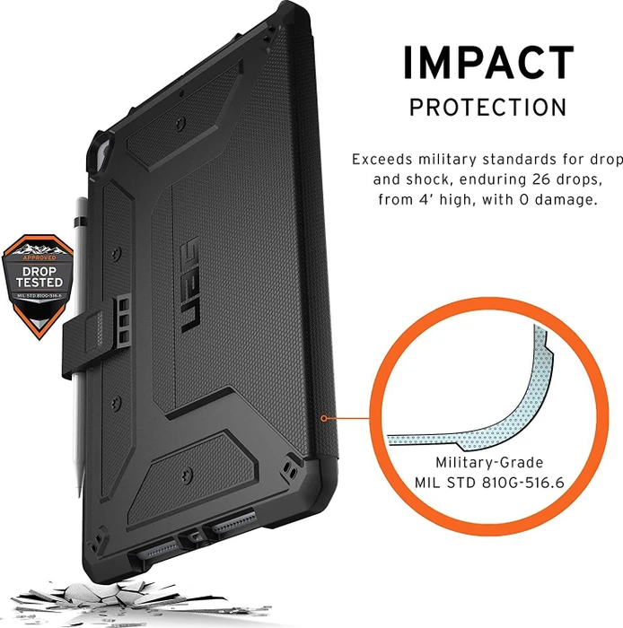 UAG Metropolis Series Case für Apple iPad 10.2" 2019/2020, schwarz