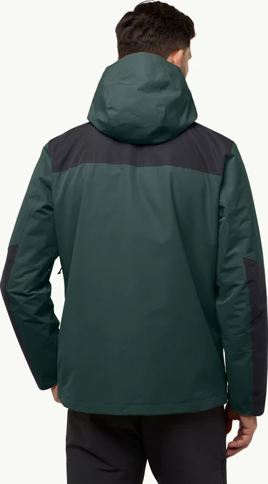Jack Wolfskin Jasper 3in1 Funktionsjacke black olive (Herren)
