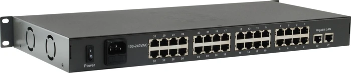 LevelOne FGP-3400 Rackmount Switch, 34x RJ-45, 380W PoE+