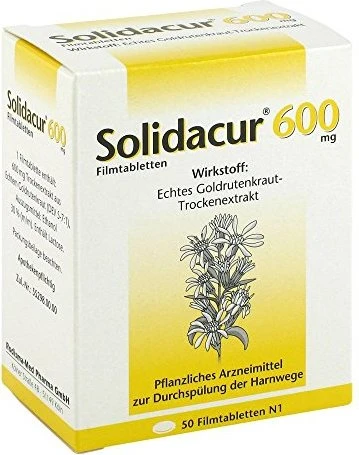 Solidacur 600mg Filmtabletten, 50 Stück