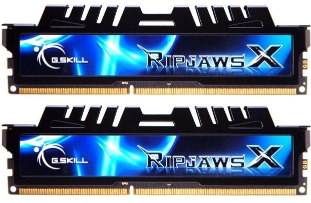 G.Skill RipJawsX schwarz UDIMM 8GB Kit, DDR3-1333, CL7-7-7-21