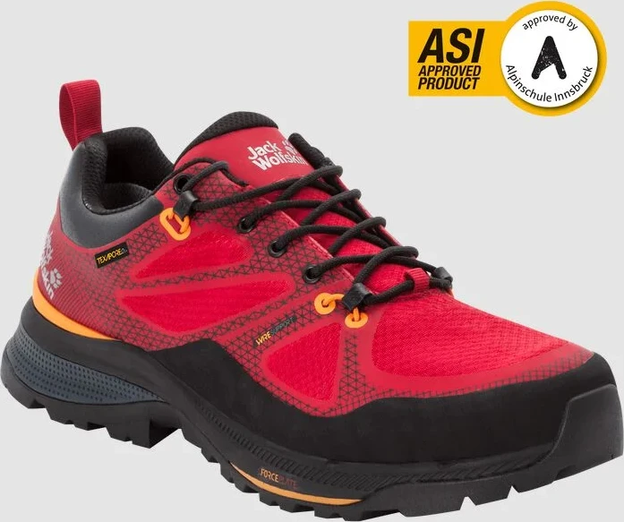 Jack Wolfskin Force Striker Texapore Low rot/orange (Herren)