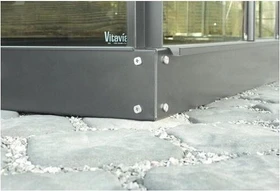 Vitavia Stahlfundament 12.5cm für Gewächshaus 5000/5900 anthrazit