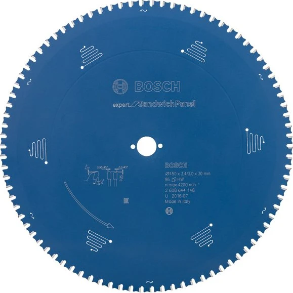 Bosch Professional Expert for Sandwich Panel Kreissägeblatt 86Z, 450x3x30mm, 1 Stück