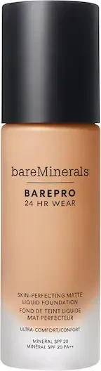 bareMinerals barePro 24h Matte Comfort Liquid Foundation light 22 warm LSF20, 30ml