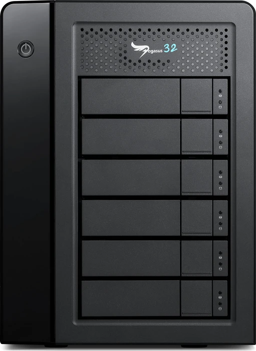 Promise Pegasus32 R6, 48TB, Thunderbolt 3 / USB-C 3.1