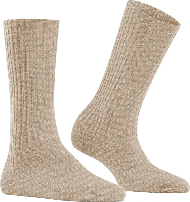 Falke Cosy Wool Boot Socken beige mel. (Damen)