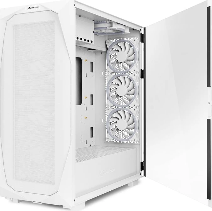 Sharkoon REV300 White, weiß, Glasfenster