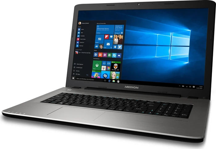 Medion Akoya E7419, Core i5-6200U, 8GB RAM, 256GB SSD, 500GB HDD, DE