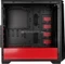 Phanteks Eclipse P400 Tempered Glass Edition schwarz/rot, Glasfenster Vorschaubild