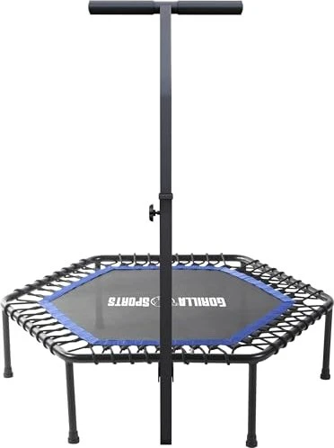 Gorilla Sports Fitness 100cm Trampolin schwarz/blau