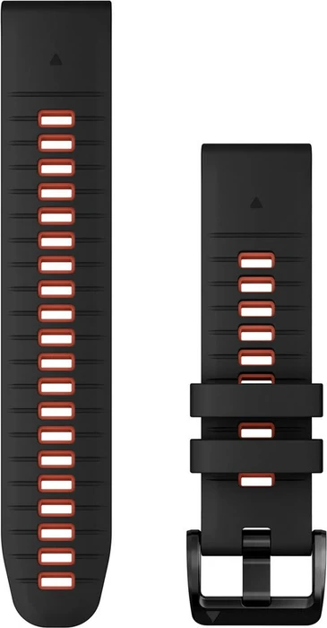 Garmin Ersatzarmband QuickFit 22 Silikon black/flame