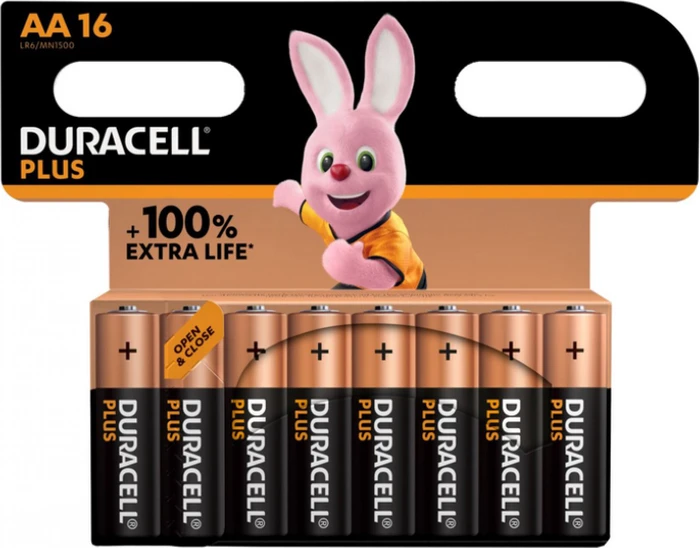 Duracell Plus Mignon AA, 16er-Pack