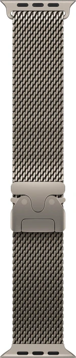 Apple Milanaise-Armband Titan Medium für Apple Watch 49mm natur