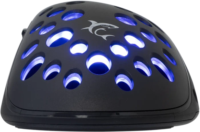 White Shark Azrael Black Gaming Mouse, schwarz, USB