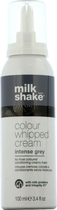Milk Shake Colour Whipped Cream temporäre Haarfarbe Schaum intense grey, 100ml