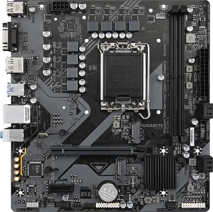 GIGABYTE B760M E (Intel 1700)