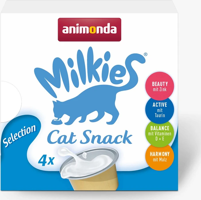 animonda Milkies Cat Snack Selection, 60g (4x 15g)