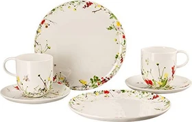 Rosenthal Brillance Bone China Fleurs Sauvages Kombiservice, 6-tlg.