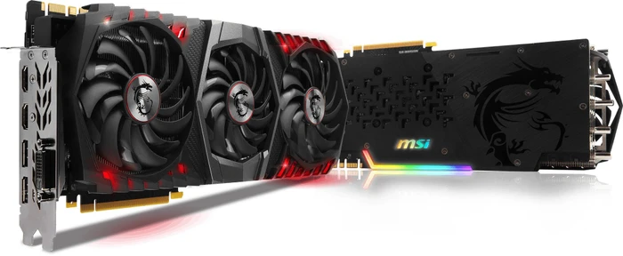 MSI GeForce GTX 1080 Ti Gaming X Trio, 11GB GDDR5X, DVI, 2x HDMI, 2x DP