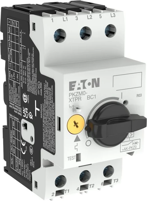Eaton PKZM0-2,5 Motorschutzschalter, 0,75 kW, 1,6 bis 2,5 A, Schraubklemmen