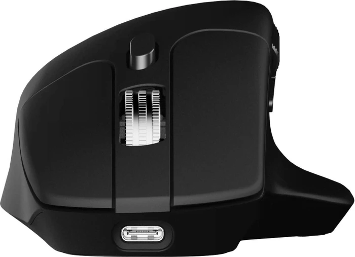 Keychron M6 All Silent Wireless Mouse schwarz, 1K PixArt 3395, USB/Bluetooth