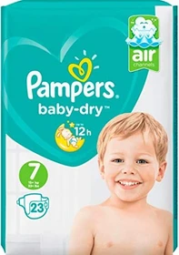 Pampers Baby-Dry Gr.7 Einwegwindel, 15+kg, 24 Stück