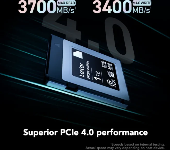 Lexar Professional DIAMOND R3700/W3400 CFexpress 4.0 Type B 1TB