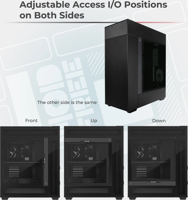 In Win Modfree Base Edition, Glasfenster