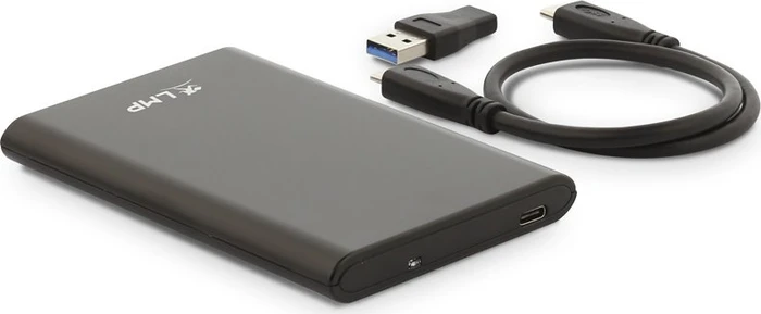 LMP DataMobile Festplattengehäuse, schwarz, 2.5", USB-C 3.1