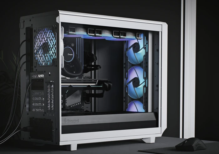 Fractal Design Meshify 2 RGB White TG Clear Tint, Glasfenster