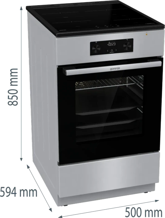 Gorenje GEIT5C61SPG Elektroherd mit Induktionskochfeld