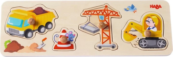 HABA Greifpuzzle Auf der Baustelle
