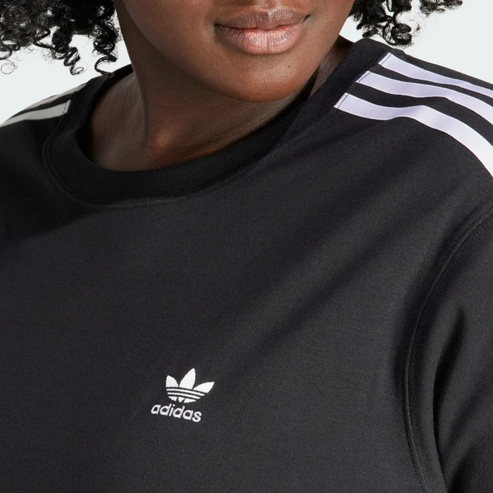 adidas 3-Streifen Baby T-Shirt kurzarm schwarz (Damen)