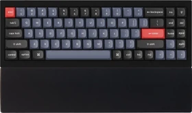 Keychron PR53 Silicone Palm Rest für Keychron Q7, V7, Keyboard 81 Pro, Handballenauflage (Tastatur), schwarz
