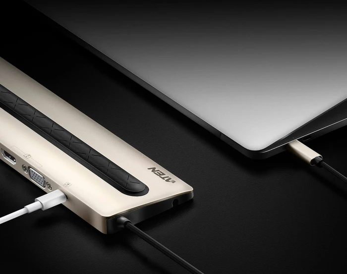 ATEN USB-C Multiport Dock, USB-C 3.0 [Stecker]