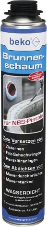 beko NBS Polyurethan-Brunnenschaum, 750ml