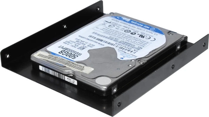 Ultron 3.5" auf 1x 2.5" Einbaurahmen, schwarz
