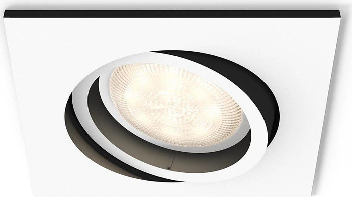 Philips Hue White Ambiance Milliskin Einbauleuchte Erweiterung eckig weiß