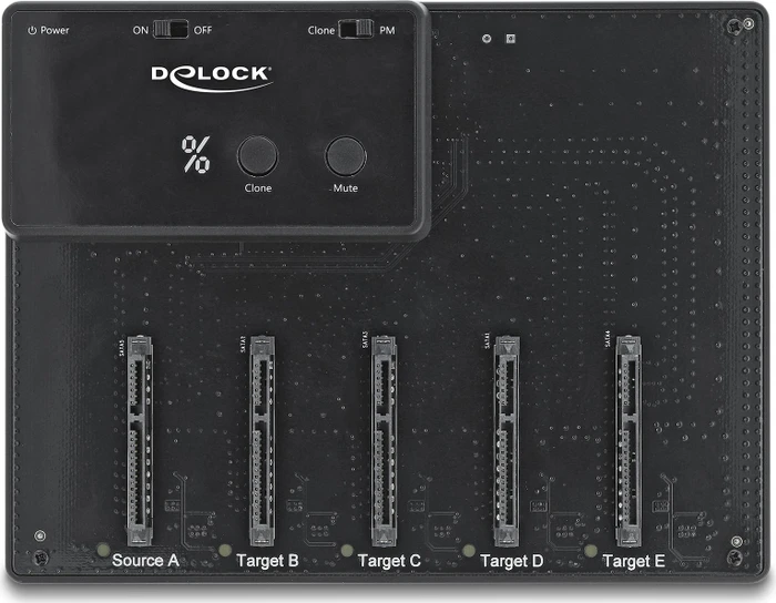 DeLOCK Docking- und Klonstation für 5 x 2.5", SATA 6Gb/s, USB-B 3.0