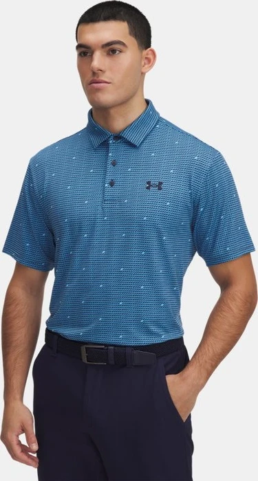 Under Armour Playoff 3.0 Poloshirt kurzarm ether blue/midnight navy (Herren)
