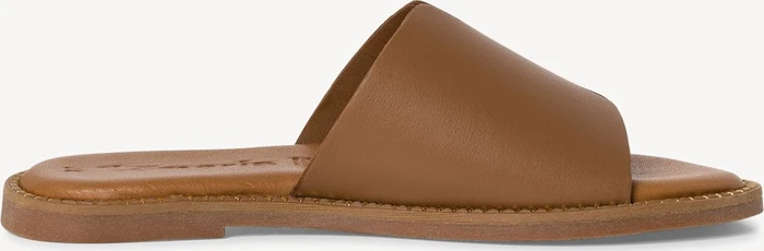 Tamaris Lederpantolette braun (Damen)