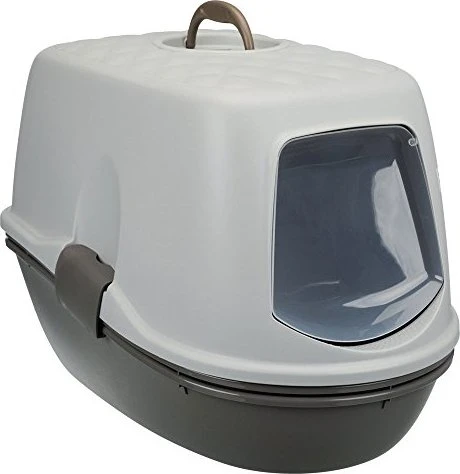 Trixie Katzentoilette Bill 1 F, beige/blau