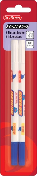 Herlitz Super-Hai XL Tintenlöscher, 2er-Pack