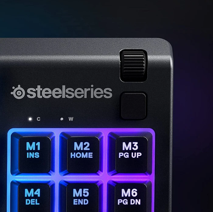 SteelSeries Apex 3 TKL, schwarz, LEDs RGB, USB, DE