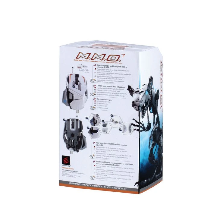 MadCatz Cyborg M.M.O 7 Gaming Mouse weiß, USB